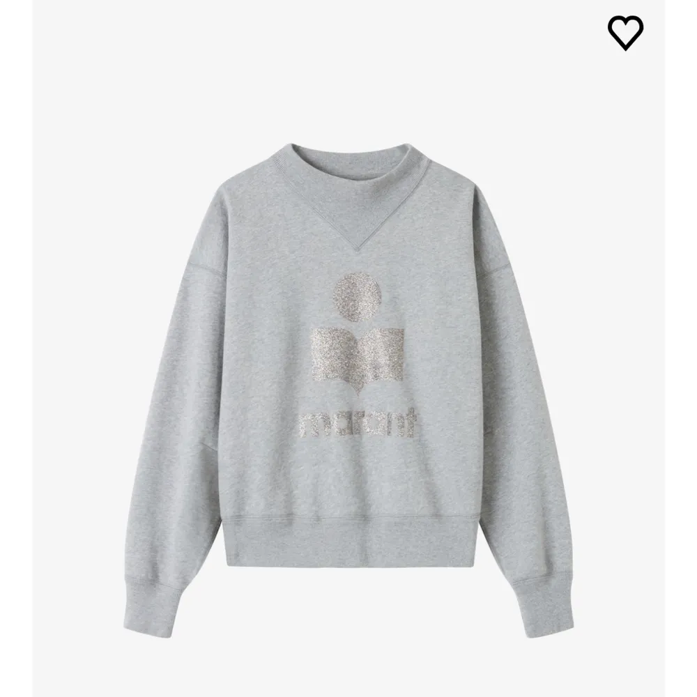 Grå Isabel marant tröja med glitter tryck, köpt för 3400 på NK, inga defekter💕💕strlk S. Tröjor & Koftor.