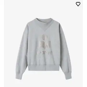 Grå Isabel marant tröja med glitter tryck, köpt för 3400 på NK, inga defekter💕💕strlk S