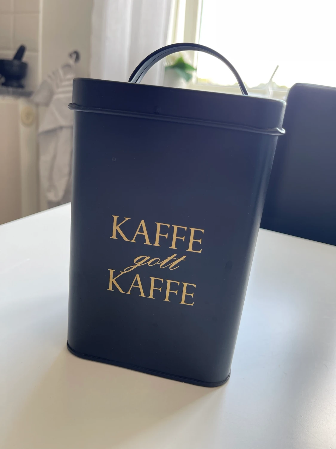 Plåtburk kaffe 