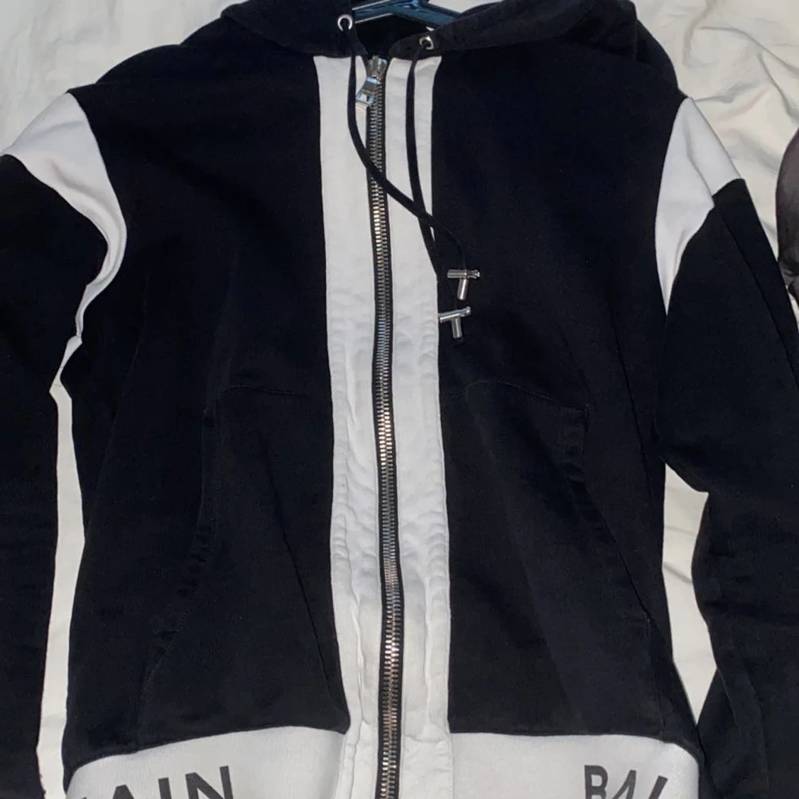 Balmain zip hoodie