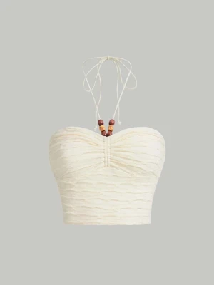 Söt sommar topp 💗 - Säljer igen pga oseriös köpare 💕 Passar perfekt till sommaren. Aldrig använd med lapp kvar! Säljer för att den aldrig kom till användning. Köpt för 69 kr, säljer för 30 kr + frakten! 💗 Skriv för fler bilder!