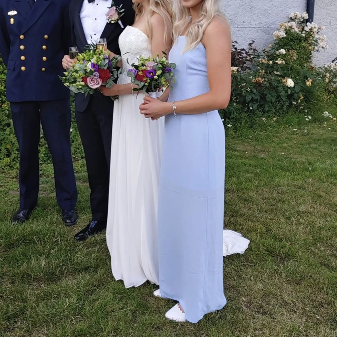 Ljusblå långklänning  - 91