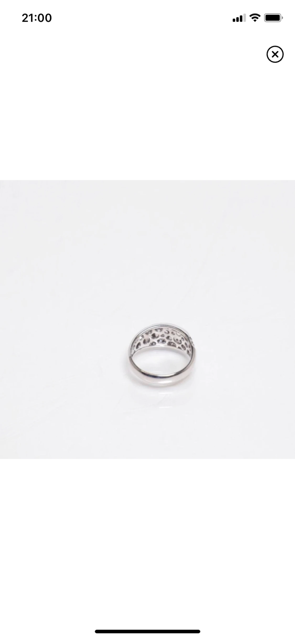 S.Oliver ring i silver med diamanter - 90