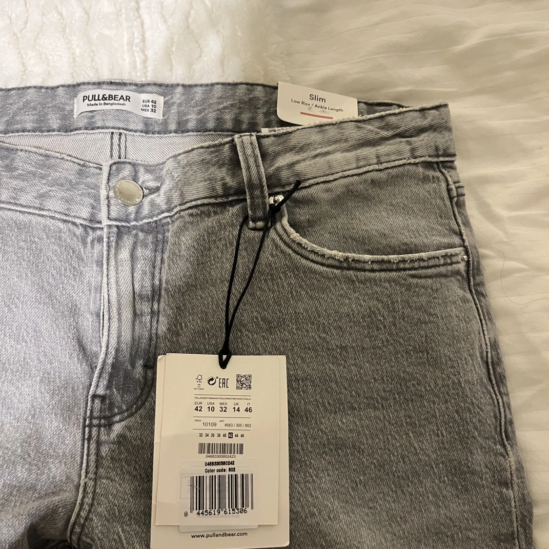 Pull&bear jeans slim fit grey - 91