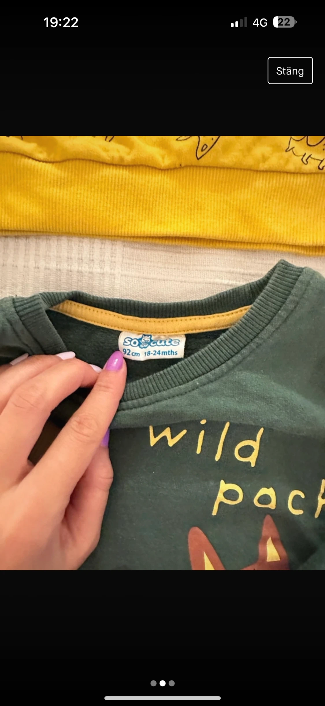 Tröjor barn set nyskick - 90