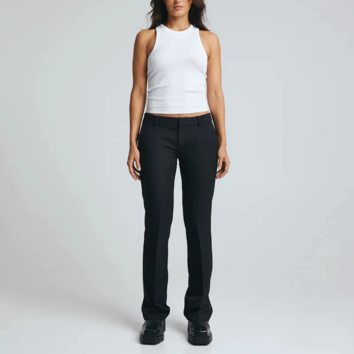 Lågmidjade kostymbyxor - 90