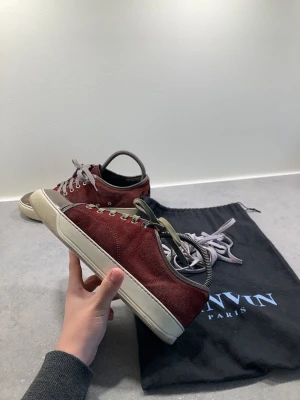 Lanvins Paris (vinröd) - Säljer lanvins Paris skor för ett bra pris. Dustbag medföljer🚨