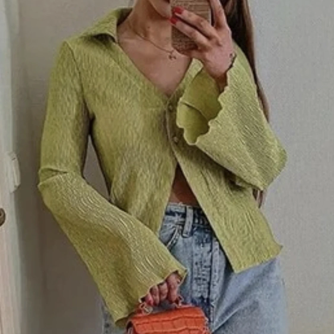 Grön fest topp - 91