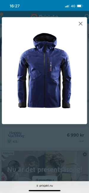 Sail racing reference jacka   - Strl M. 8/10 skick  Pris diskuteras Mvh Elvis 😀  Grym regn och vind jacka säljs för tröttnat på den.