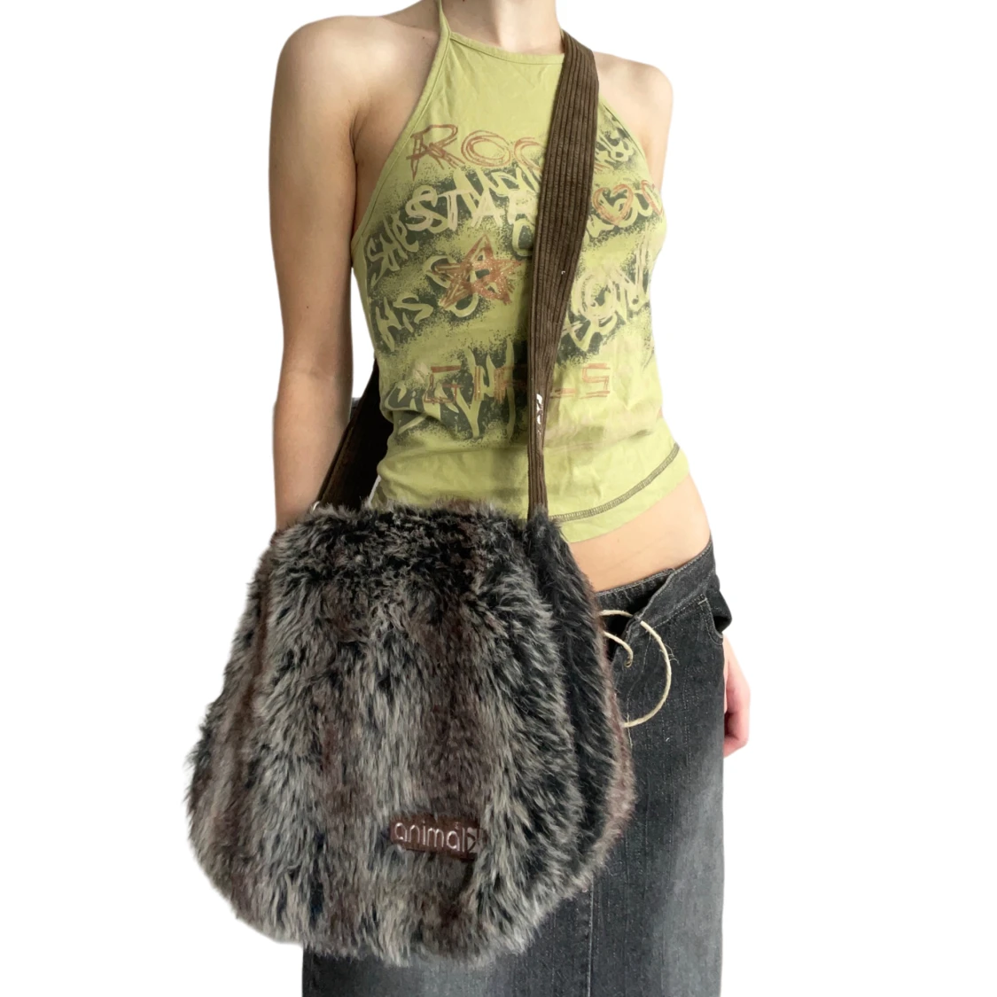 Y2k Fur Bag - 90