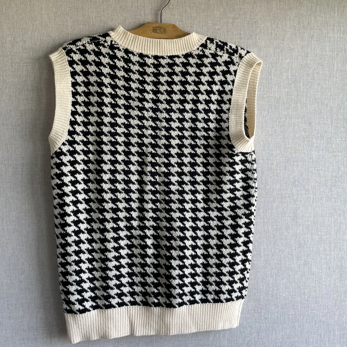 Väst hundtandsmönstrad  - 90