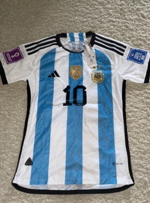Oanvänd Messi fotbollströja! - Oanvänd fotbollströja Messi Argentina, tags kvar! Aldrig använd, storlek M