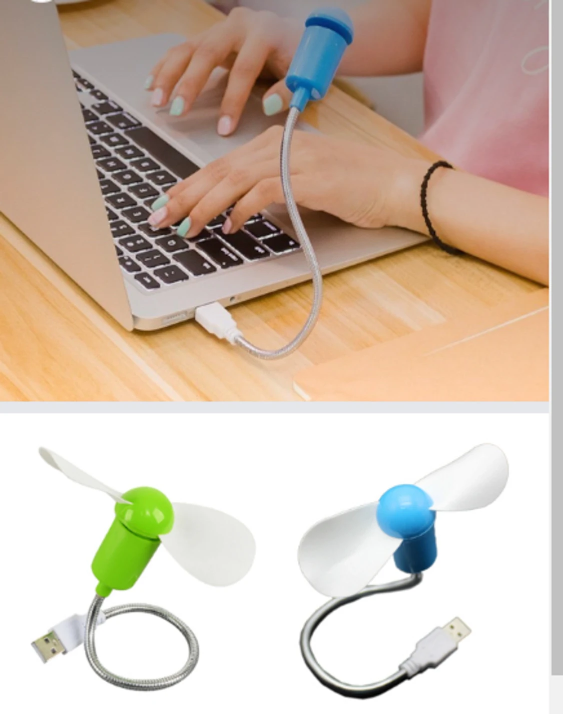 Flexibel USB Mini Fläkt  - 90