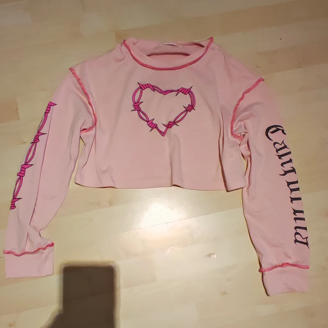 Hjärta enkel sweetshirt💕 - 90