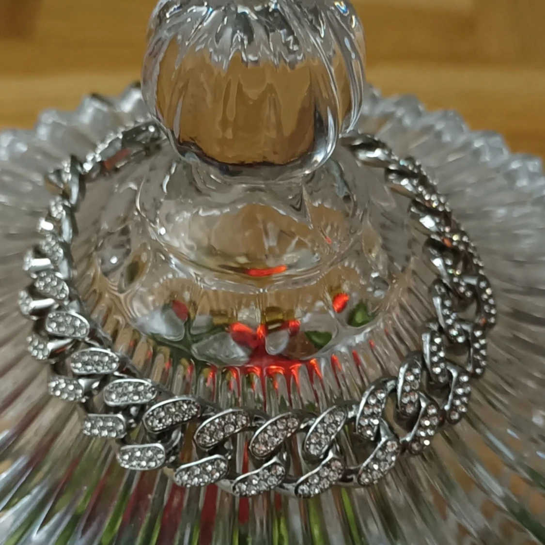 Kubansk länk armband silverpläterad - 91