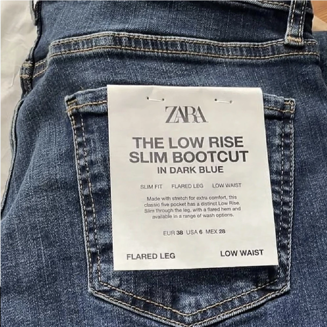 Zara low waist bootcut - 90