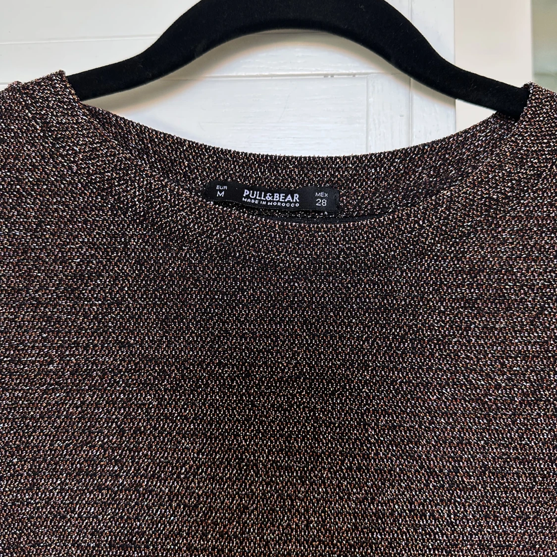 Glittrig t-shirt klänning Pull&Bear M - 90