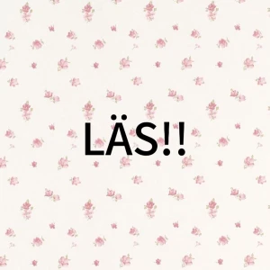 regler - läs gärna igenom innan du köper 🫶