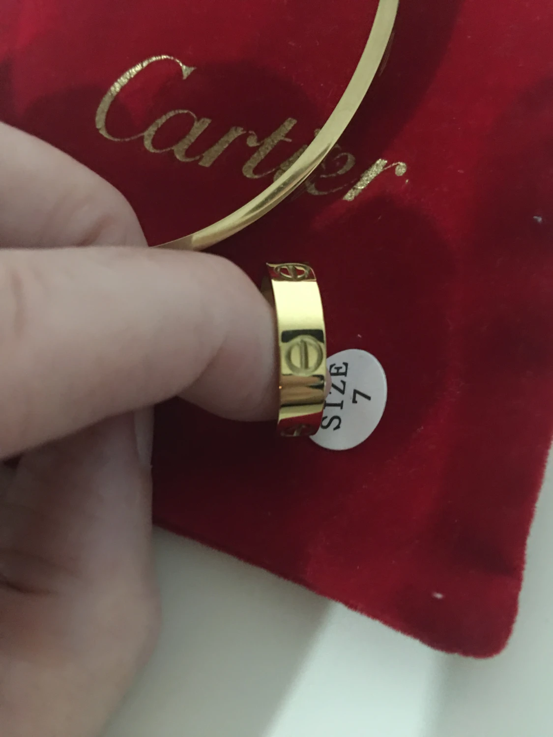 Sett med armband och ring