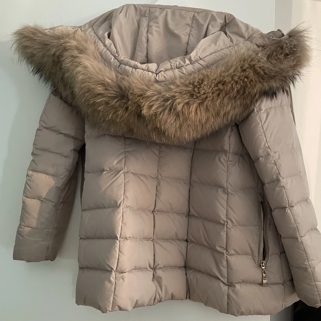 Beige hollies jacka - 90