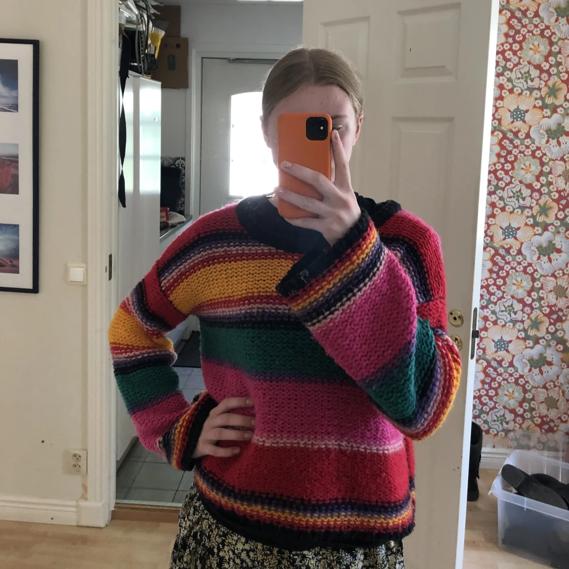 Stickad tröja  - 90