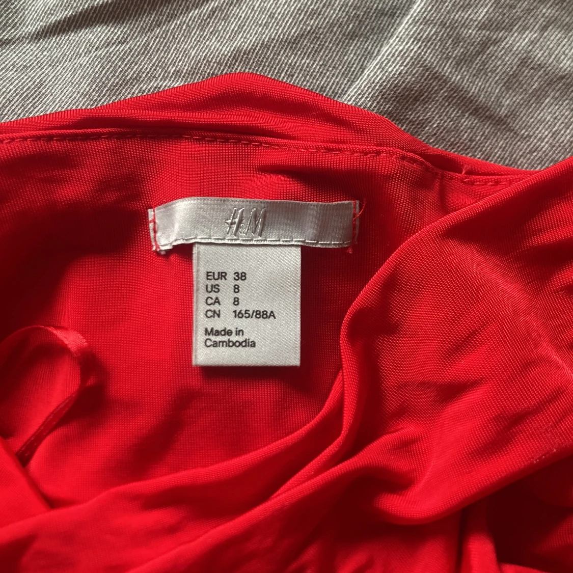 Röd klänning  - 90