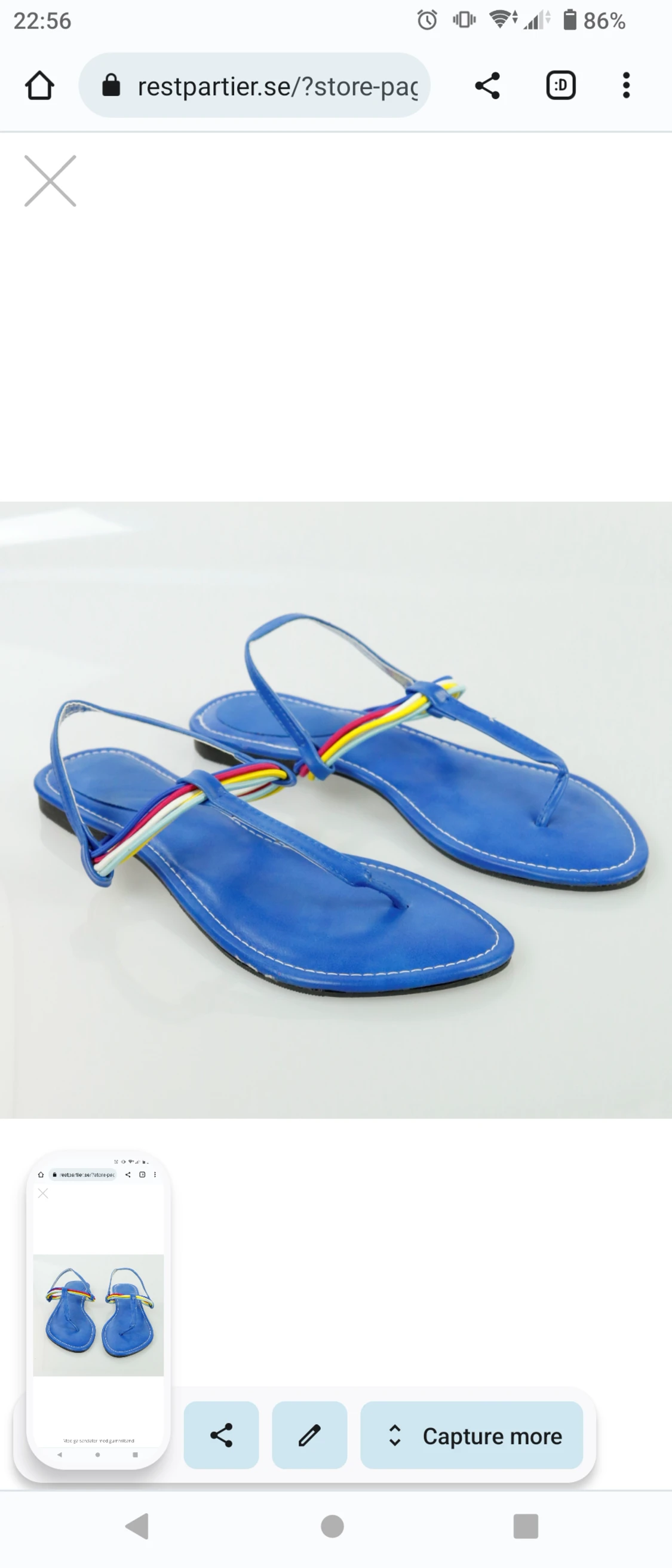 Modiga sandaler med gummiband, storlek 39