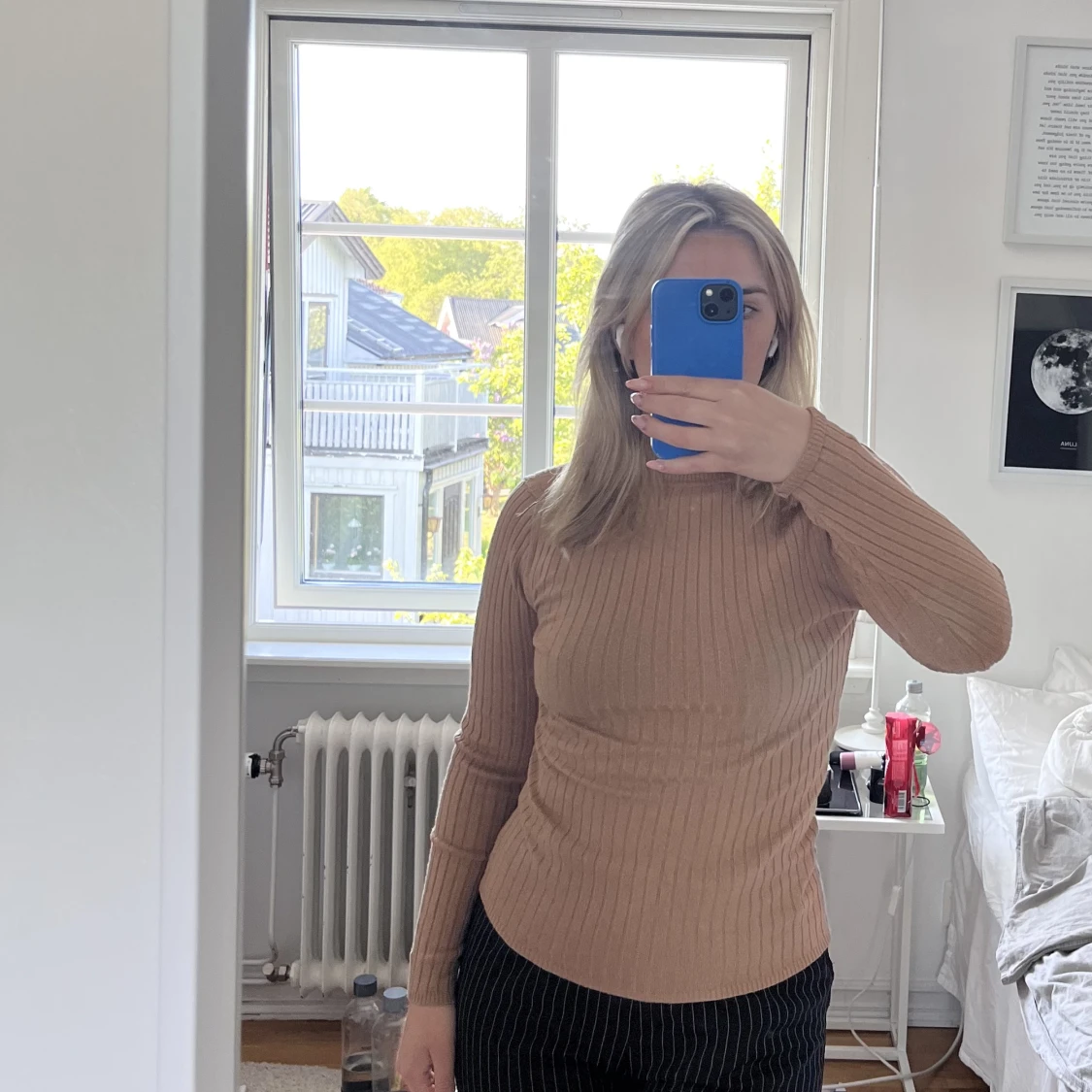Brun turtleneck tröja