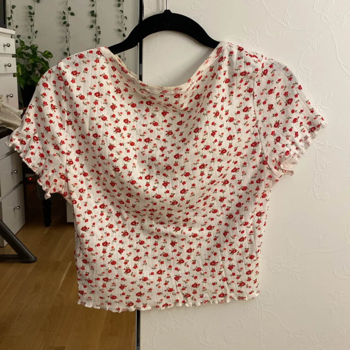 Blommig topp knappar - 90