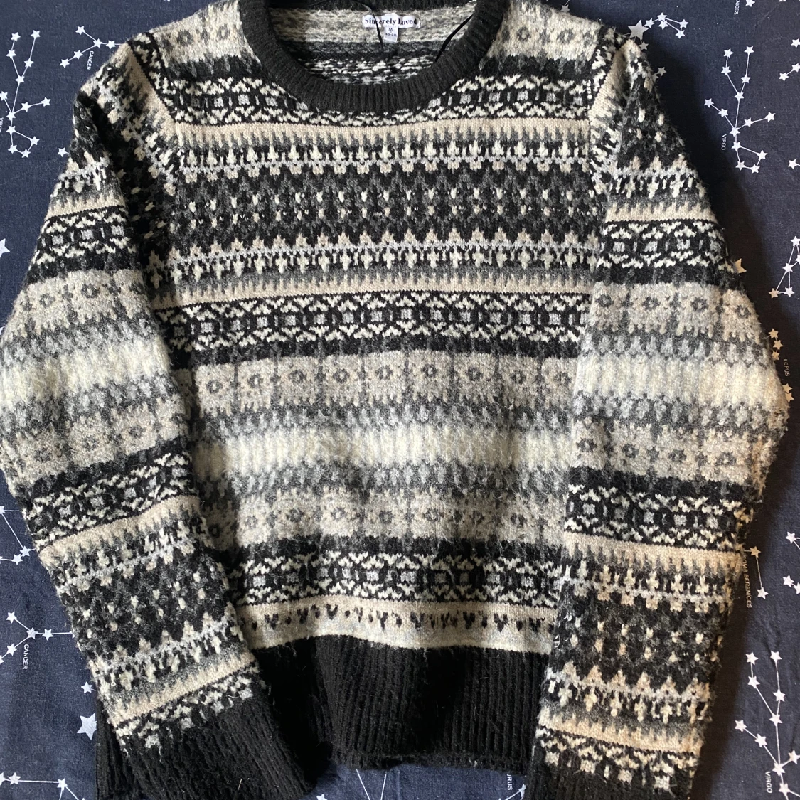 Stickad höst tröja 