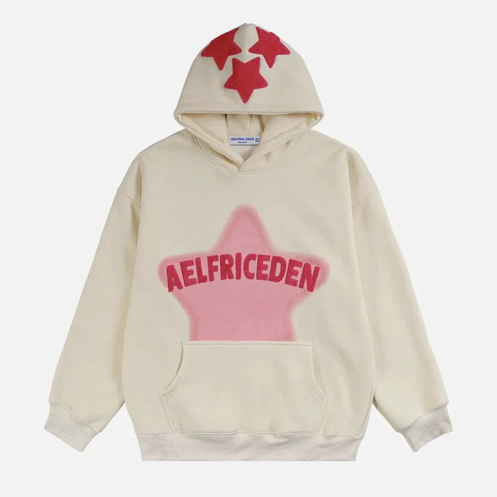 Intressekoll på en galet snygg hoodie från märket Aelfric Eden. Köptes för cirka 800 kronor (75 USD) och det inkluderade inte fraktkostnad eller import från USA. Storlek L för en mer oversized look (som på bilderna). Säljer helt oanvänd med lappar.. Hoodies.