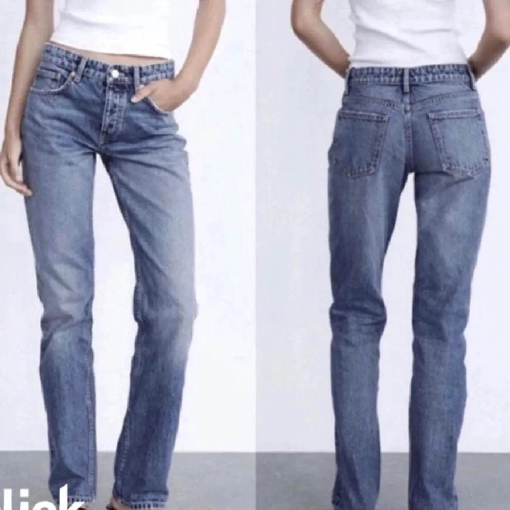 Zara jeans low/mid waist 🤍. Jeans & Byxor.