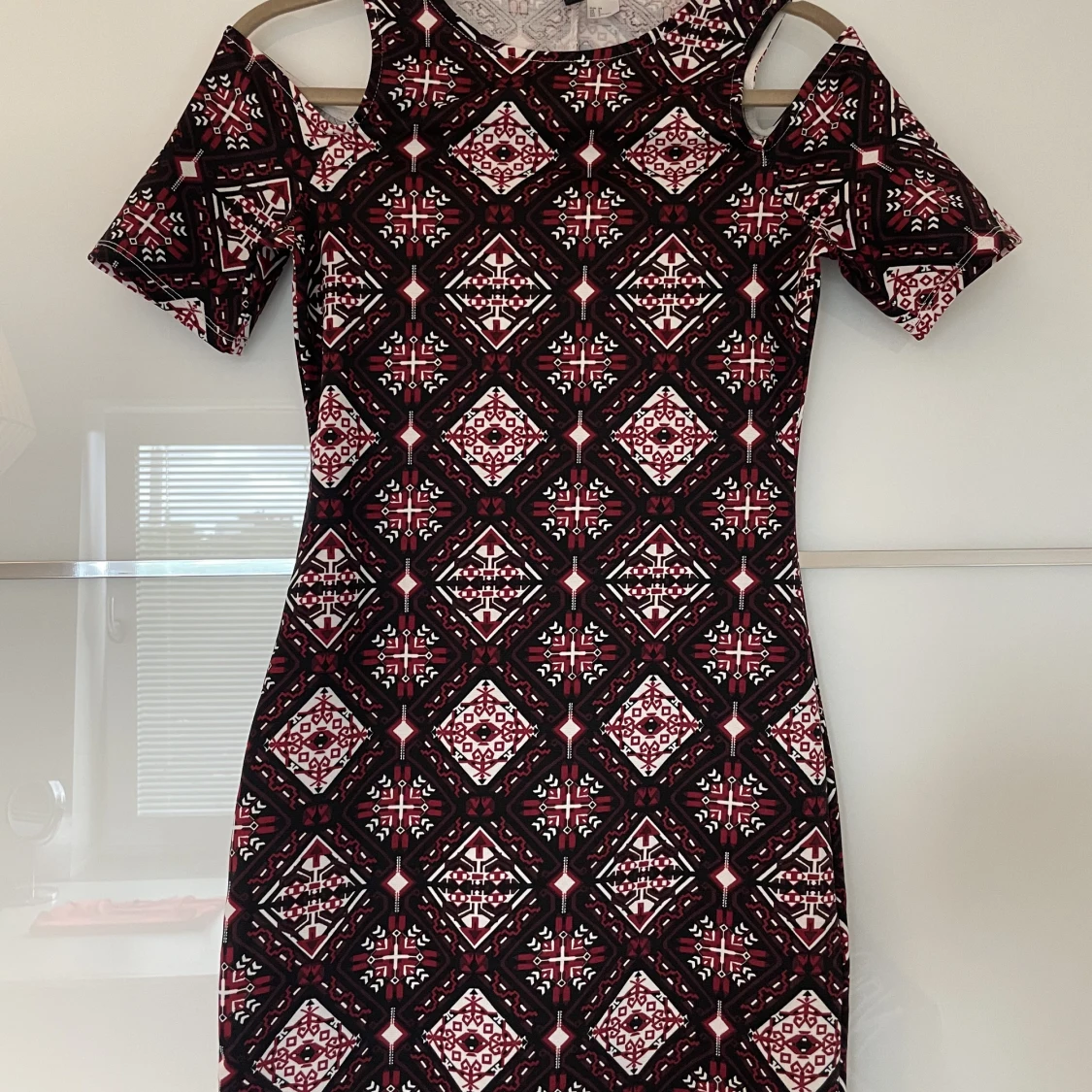 Mönstrad klänning H&M