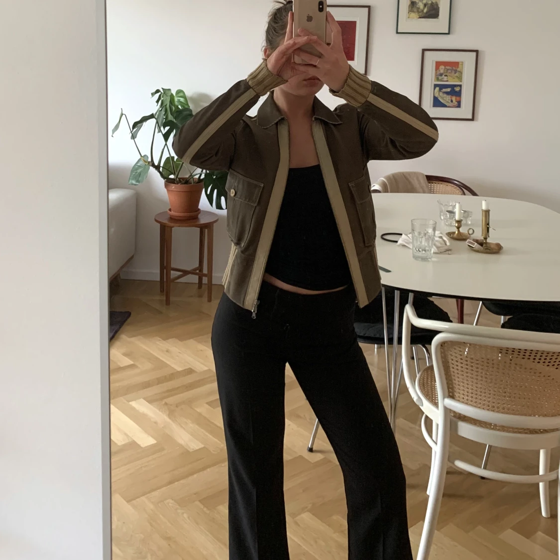 Vintage läderjacka - 91