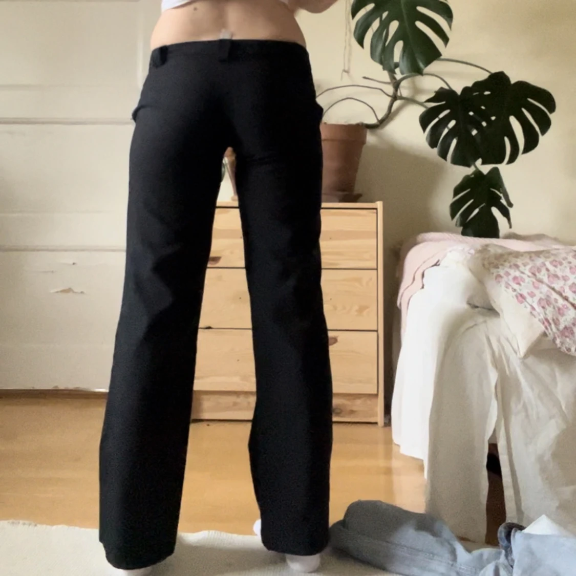 Lågmidjade kostymbyxor - 91