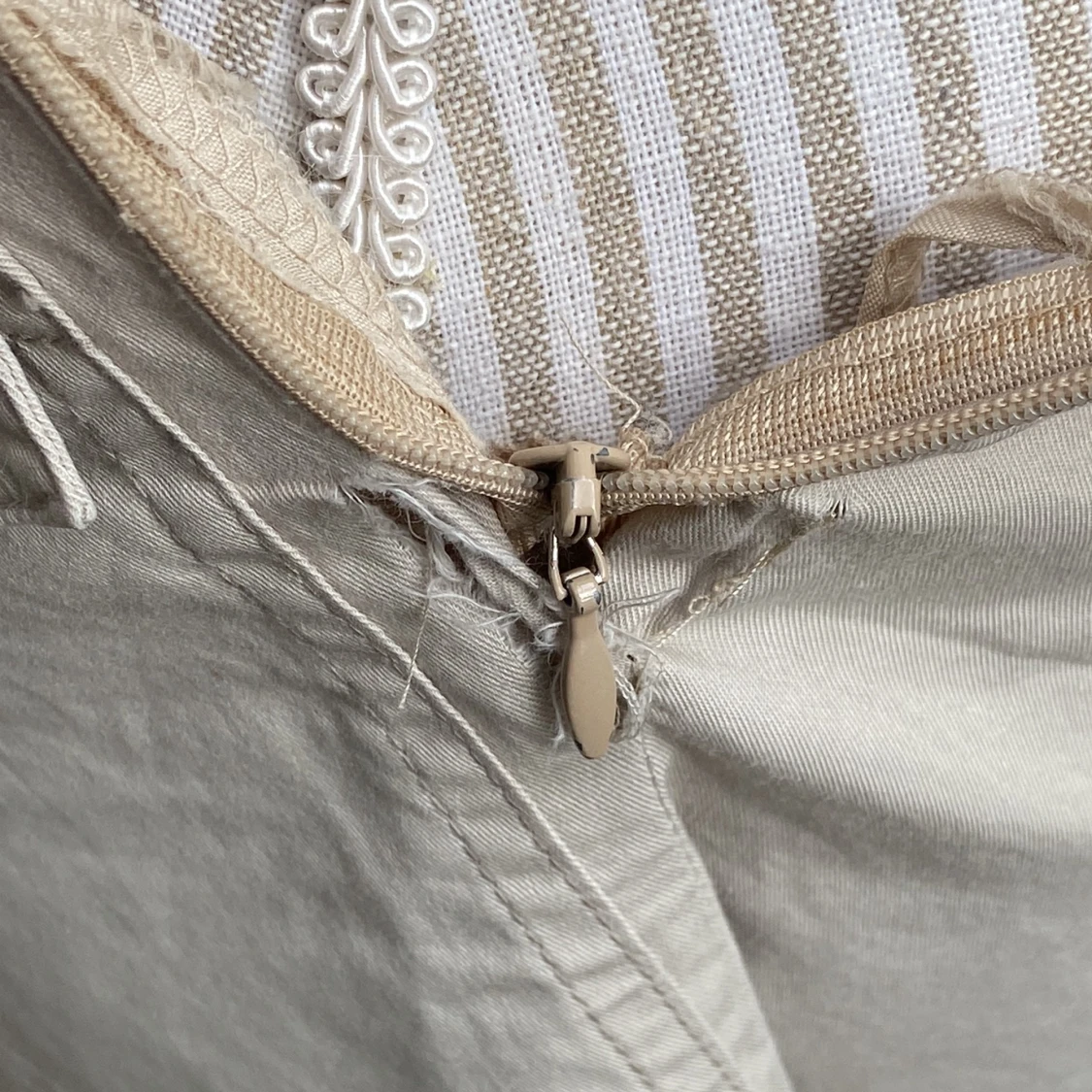 Beige midi kjol - GANT - 91