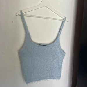 Fluffigt linne - Blått linne i mysigt material 