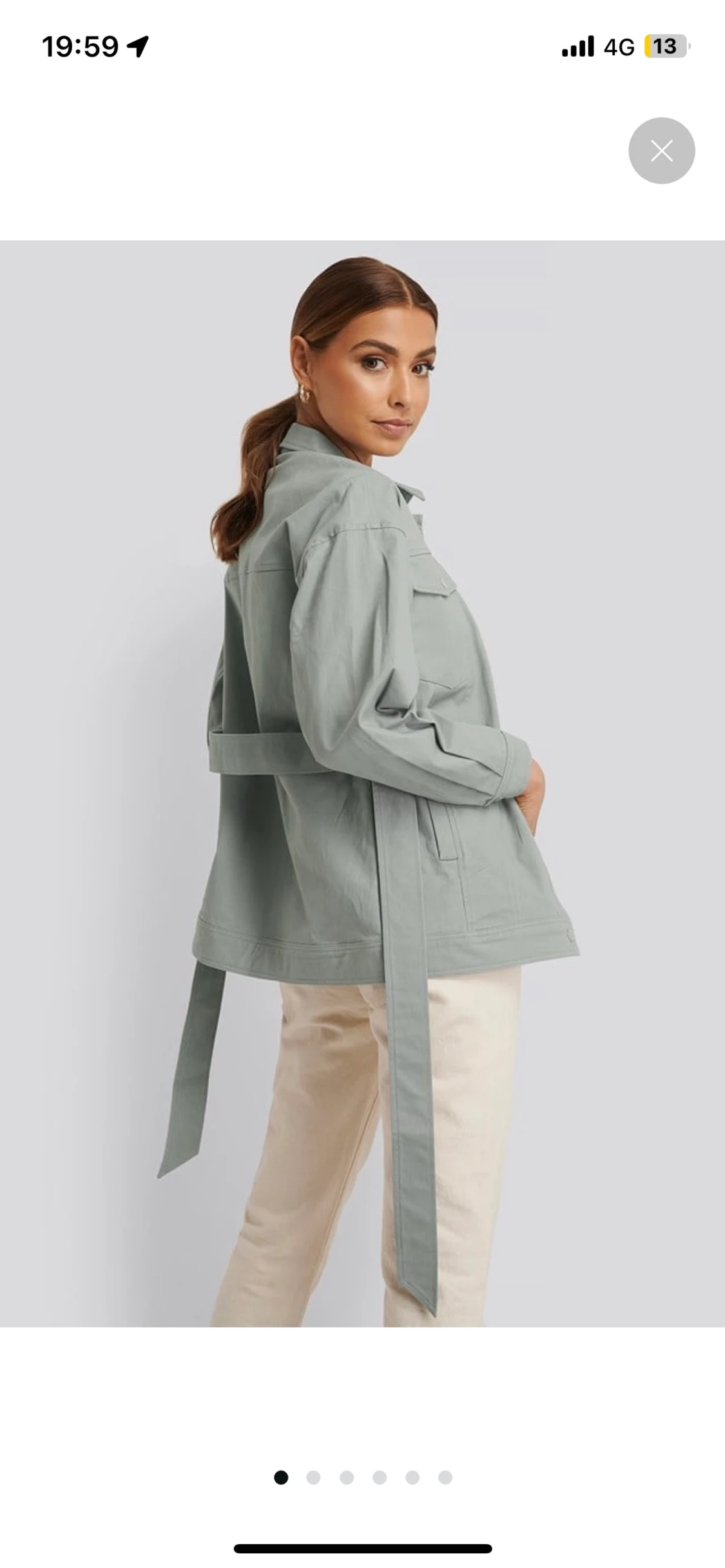  grön tunn jacka  - 91