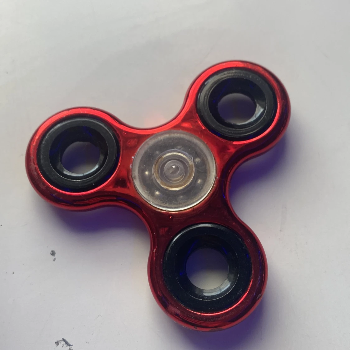 Röd fidjetspinner! 