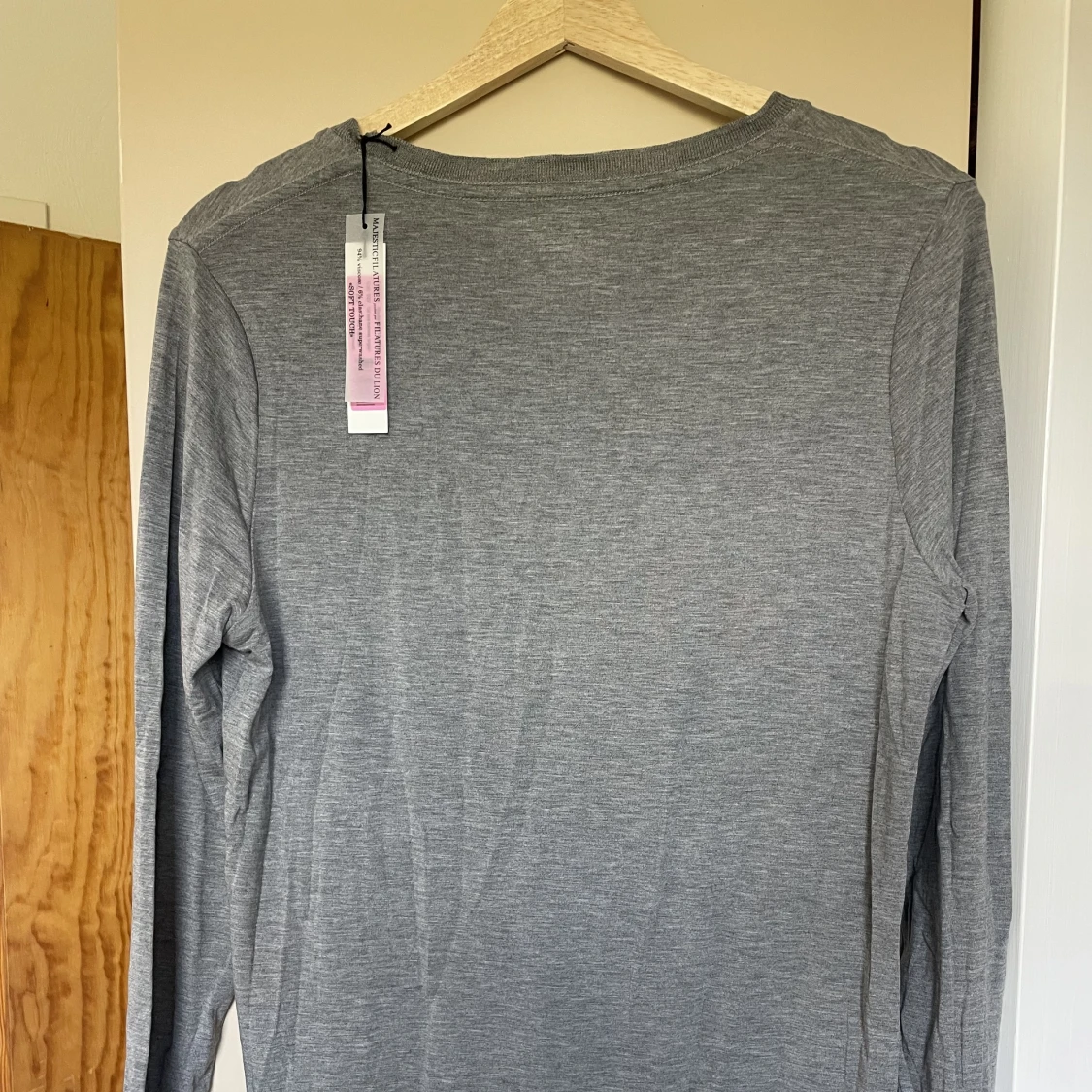 Majestic filatures långärmad t-shirt - 90