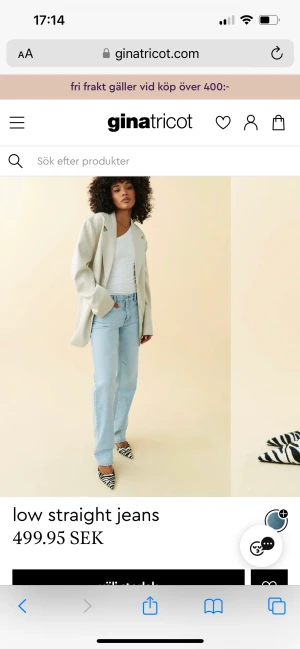 Ljusblåa jeans - Säljer mina ljusblåa jeans från ginatricot, som aldrig använts pågrund av att de var för små. Därmed finns inga bilder med de på. Skriv vid intresse 💓