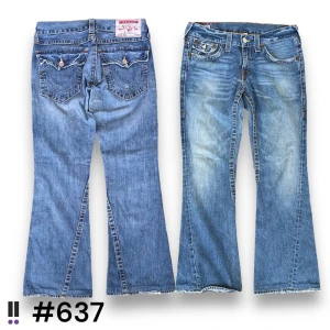 True religion 637 - True religion joey, 💜midja rakt över, 40cm💜innerben, 78cm💜ytterben, 102cm💜benöppning, 24cm💜modell 180💜 