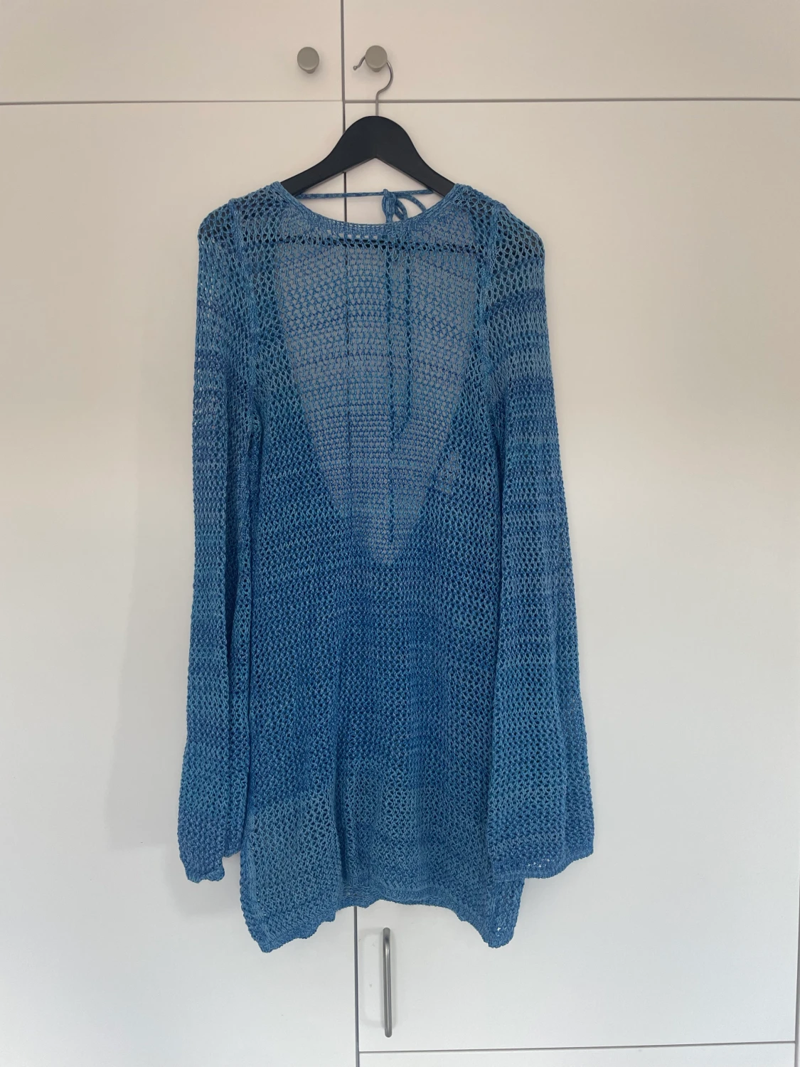 Blå strandklänning - 90