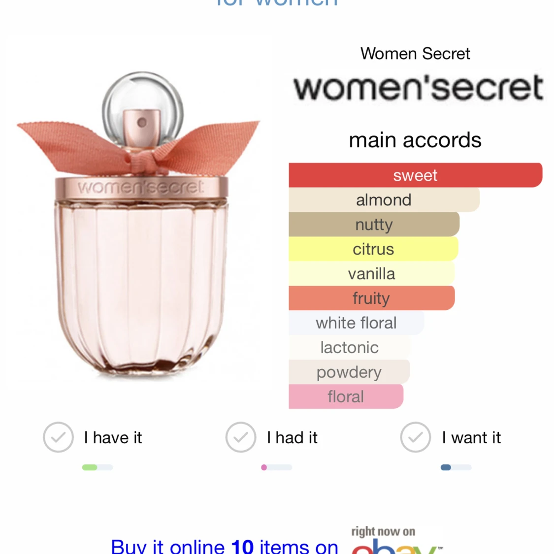 Women’s secret parfym - 90