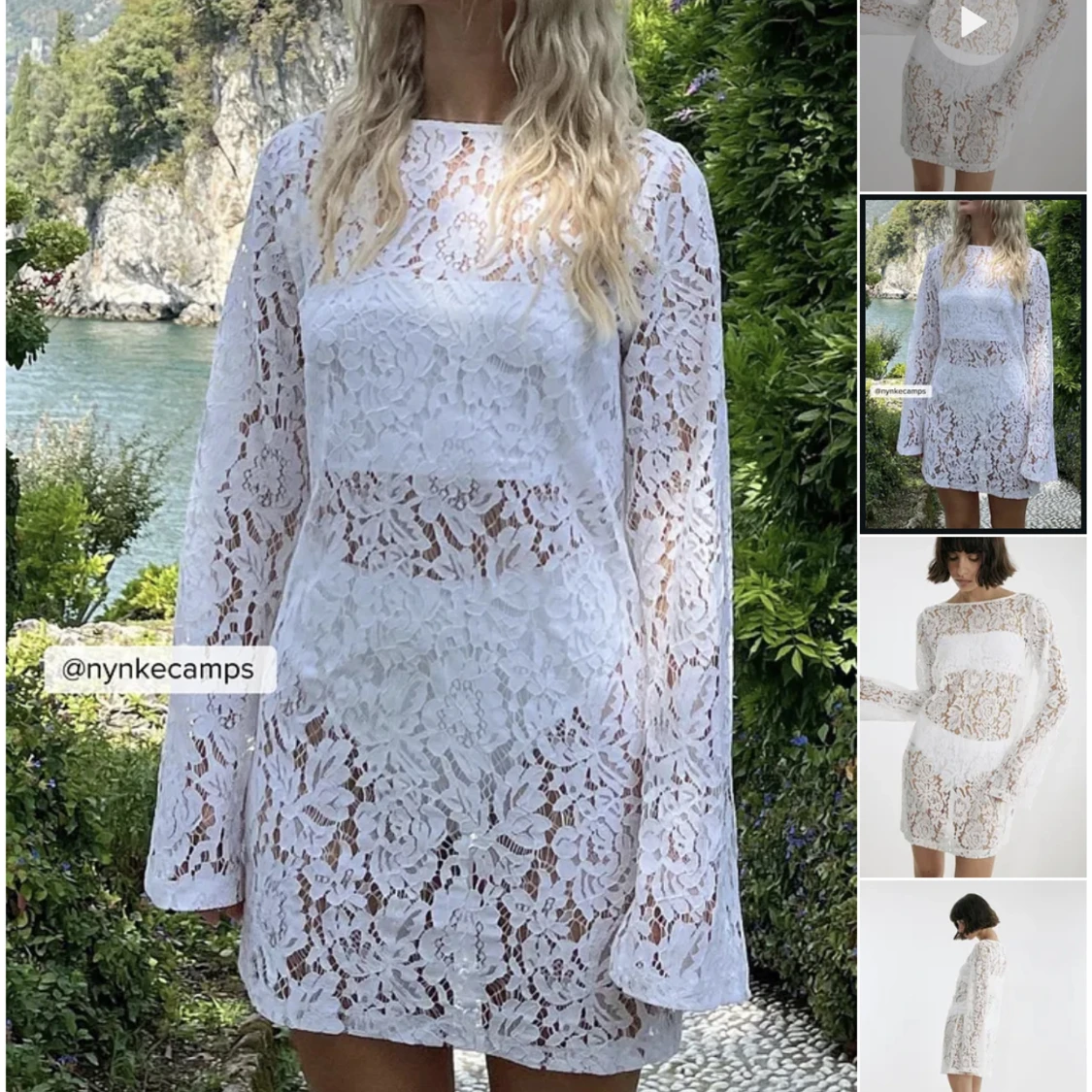 Miniklänning i spets 