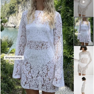 Miniklänning i spets  - Super fin klänning i spets! Perfekt till sommaren och studenten! Helt som ny men lapparna kvar, endast testad! Slutsåld!