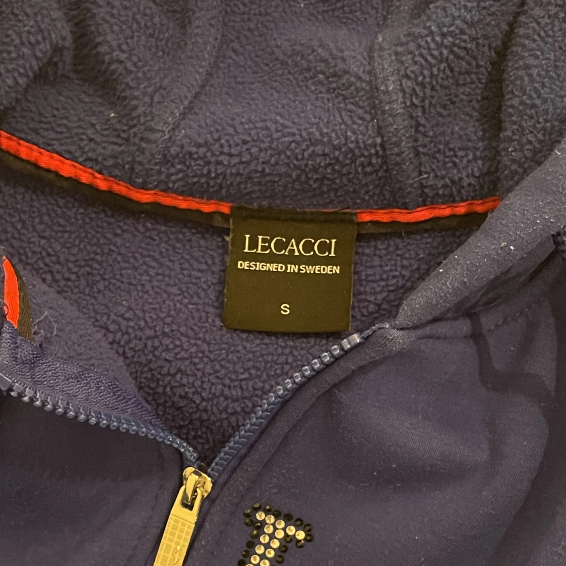 Lecacci blå zip-hoodie - 91