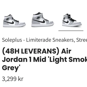 Jordan - Säljer dessa fina jordan! De är i storlek 38,5. Har haft de nu i kanske 3-4 månade och andvänder inte de längre. De är fortfarande som nya och tänker sälja de billigare än vad jag köpte de för bara för att bli av me de. Men priset kan även diskuteras priv