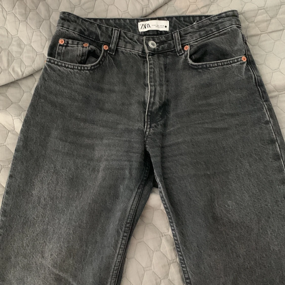 Zara mid waist stright jeans
