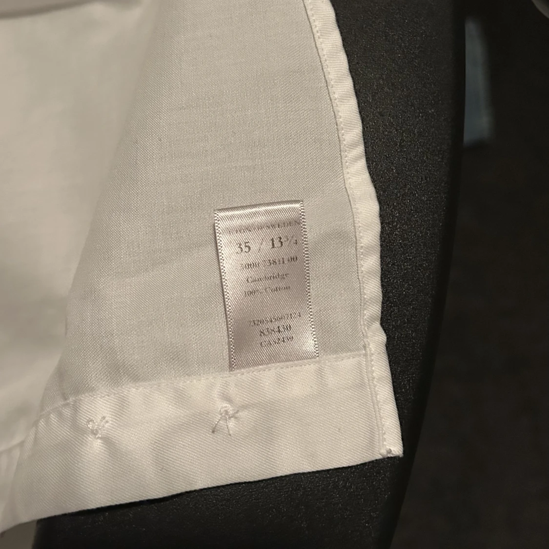 Snygg vit basic Skjorta - 91